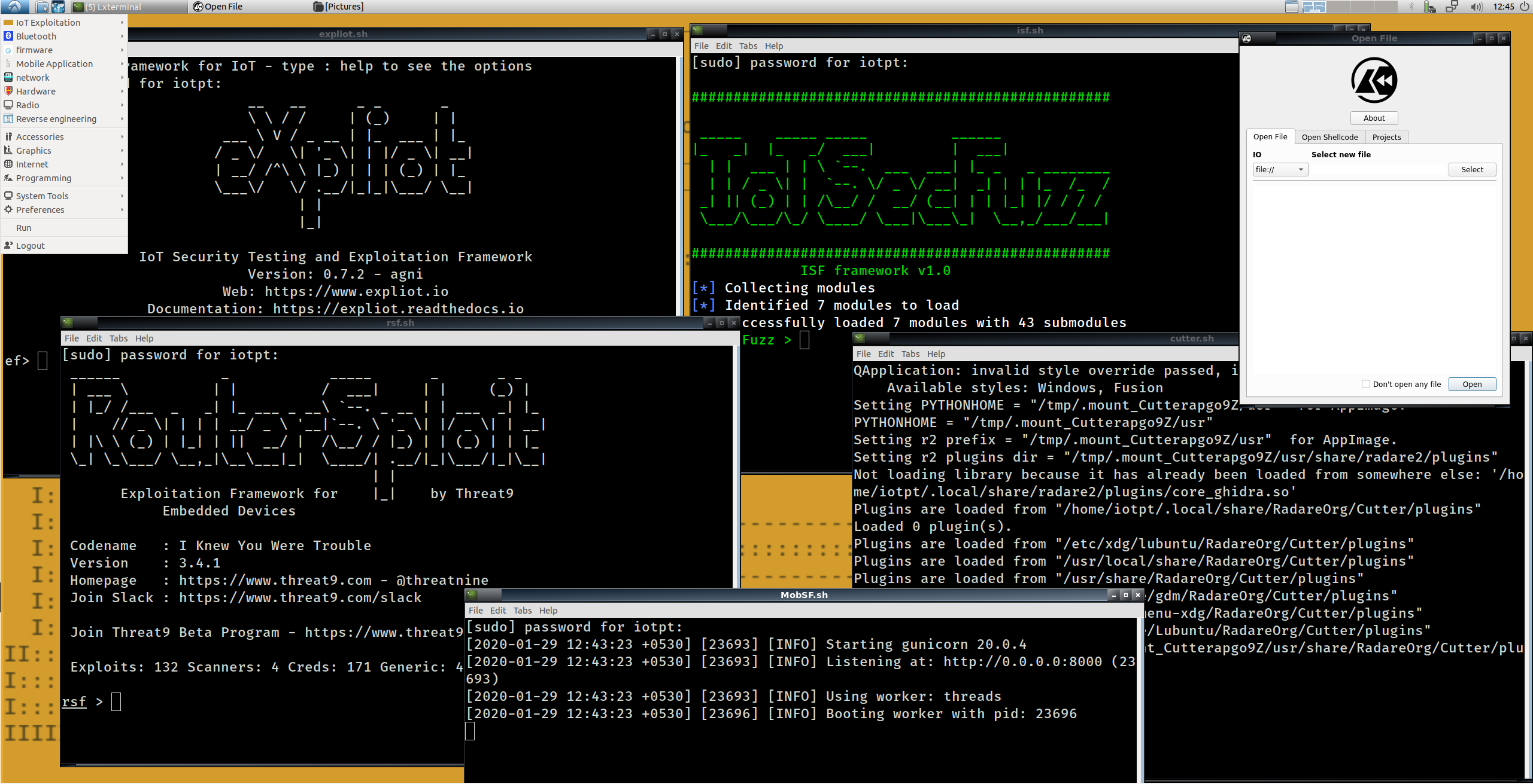 IoT-PTv1 OS penetration testing operating system
