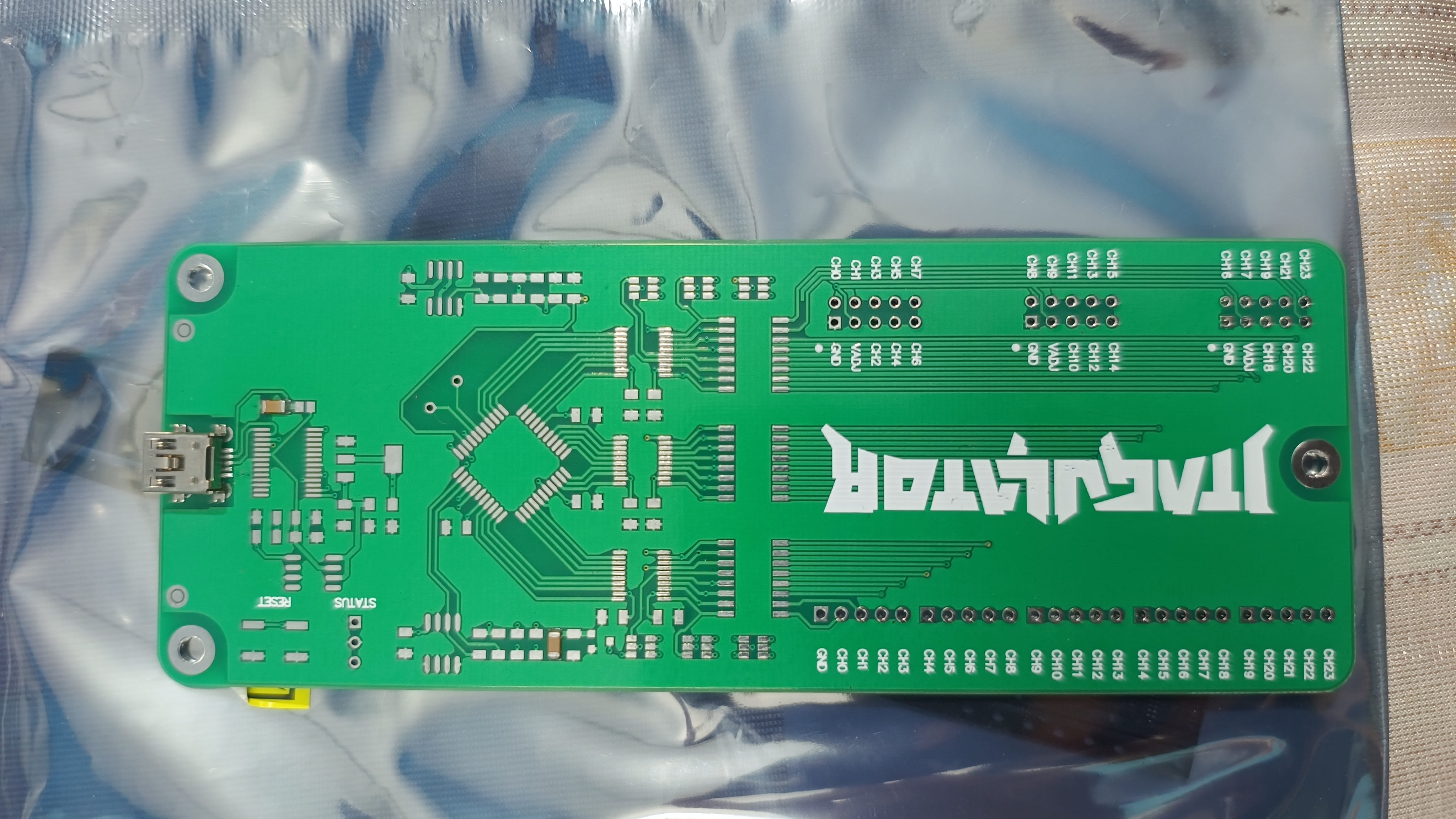 Picture of the JTAGulator PCB layout